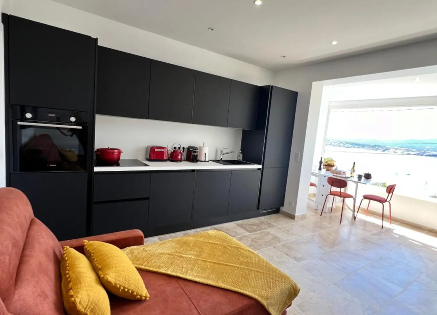 Daire Breathtaking Mediterranean Views From Renovated Cosy Nest, Walk To Portissol Beach And Port Sanary-sur-Mer